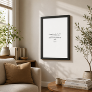 Psalm 34:4 I Sought The Lord Christian Wall Art, Scripture Home Poster - Format: Black Framed Poster
