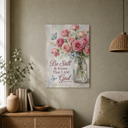 Psalm 46:10 Be Still And Know Christian Wall Art, Faith Scripture Poster - Format: Unframed Paper Poster