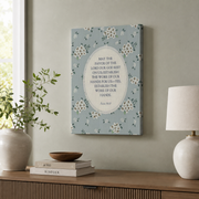 Psalm 90:17 Christian Wall Art, Scripture Blessing Poster - Format: Stretched Canvas