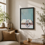 Rosary And Bible Catholic Wall Art, Christian Faith Scripture Poster - Format: Black Framed Poster