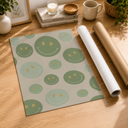 Sage Green Wall Art Trendy Preppy Abstract Poster Girls Bedroom Dorm Room Decor - Format: Rolled Canvas