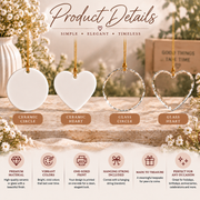 Scout Leader Camping Hiking Gift Ceramic Ornament - Size guide 1
