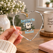 Sourdough Bread Lover Baking Gift Kitchen Holiday Decoration Glass Ornament - Material: Heart Glass Ornament
