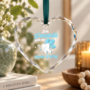 Tooth Fairy Dental Assistant Job Gift Decoration Glass Ornament - Material: Heart Glass Ornament