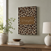 Wrangler Leopard Western Wall Art Retro Cowboy Poster Southwestern Aesthetic Dorm Room Decor - Format: Stretched Canvas